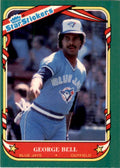 1987 Fleer Star Stickers. George Bell . Toronto Blue Jays #9