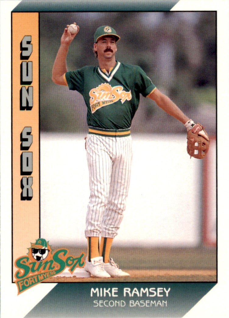 1991 Pacific Senior League Mike Ramsey . Fort Myers Sun Sox #18