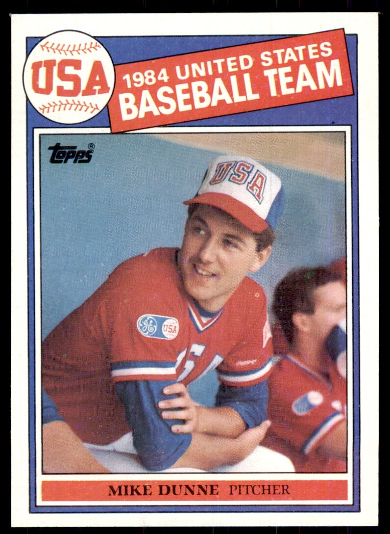 1985 Topps Mike Dunne B Football Cards #395