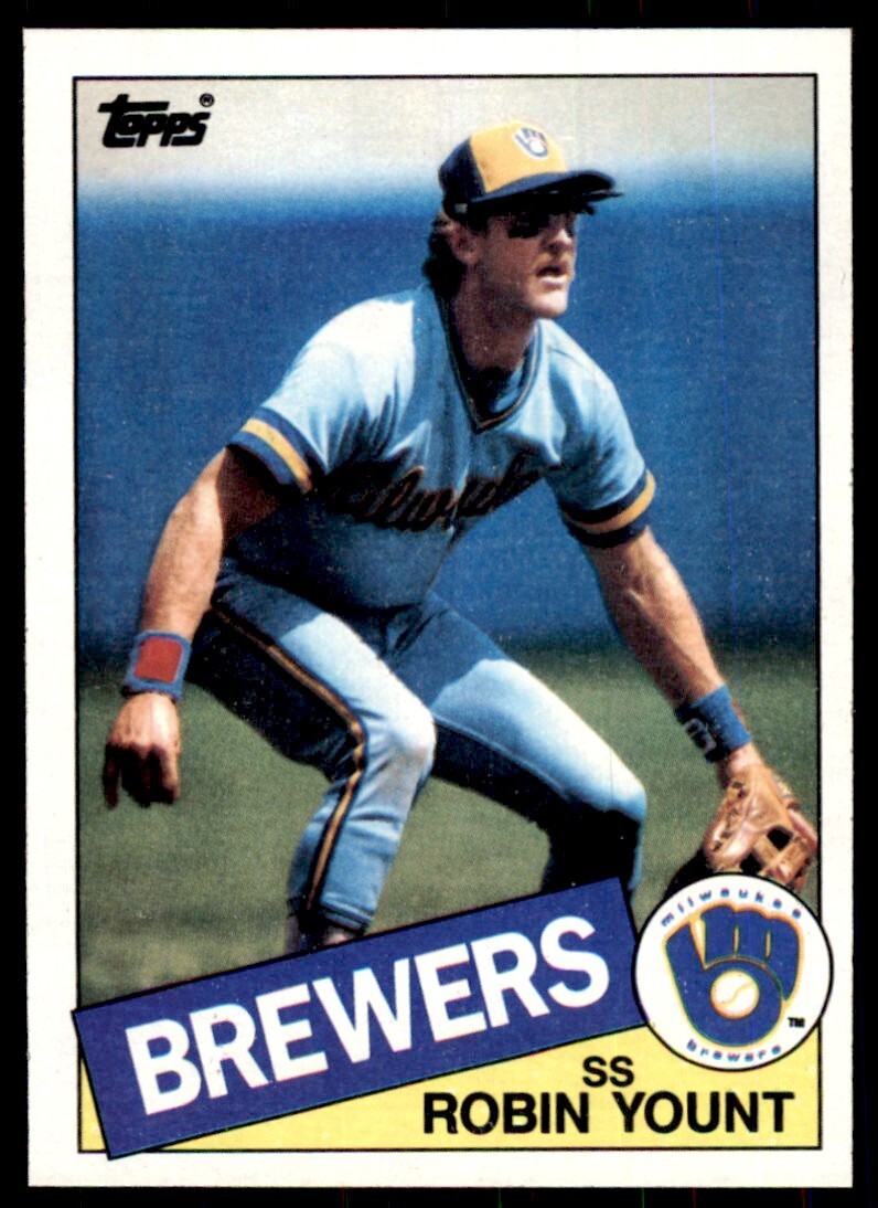 1985 Topps Robin Yount Football Cards #340