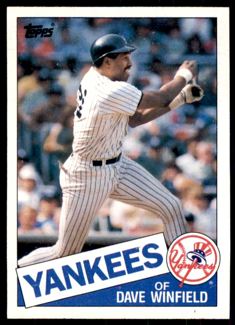 1985 Topps Dave Winfield Football Cards #180