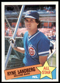 1985 Topps Ryne Sandberg Football Cards #713