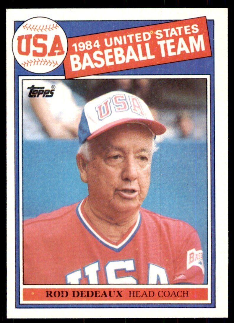 1985 Topps Rod Dedeaux A Football Cards #389