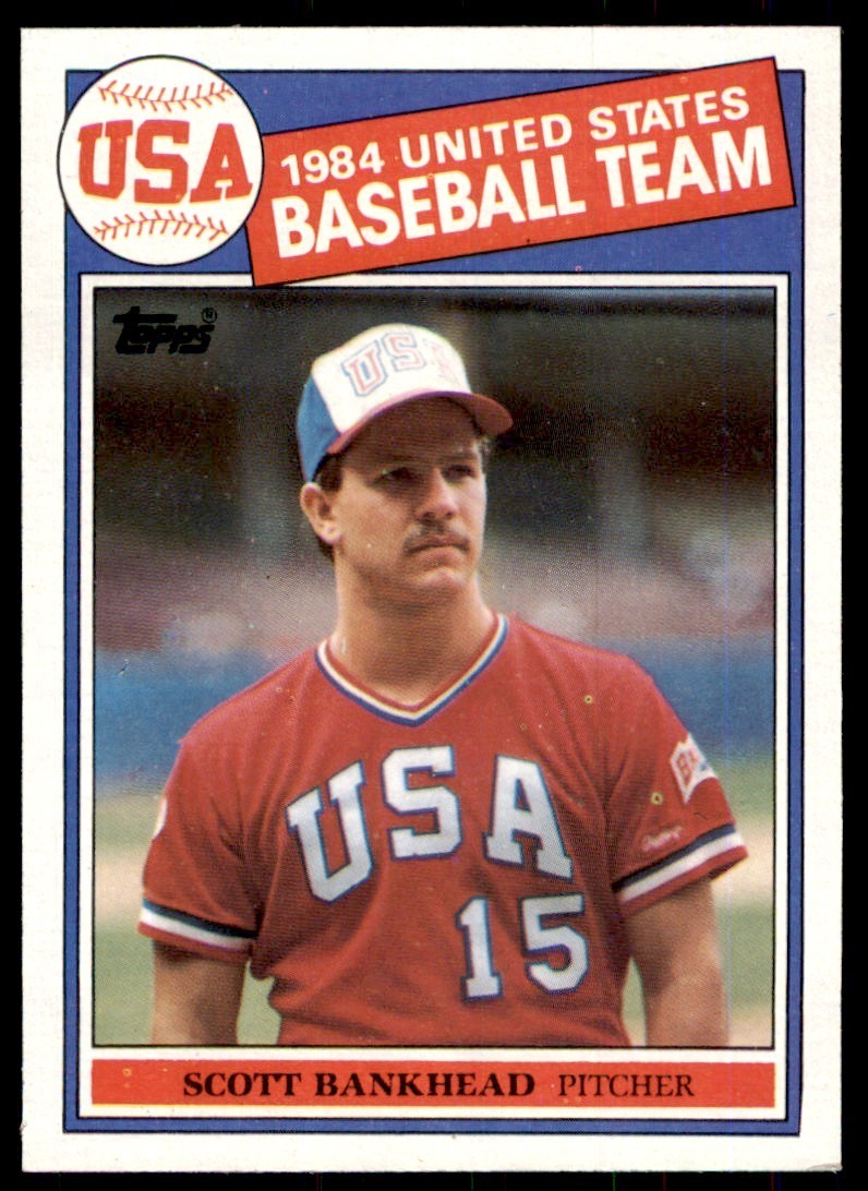 1985 Topps Scott Bankhead A Football Cards #393