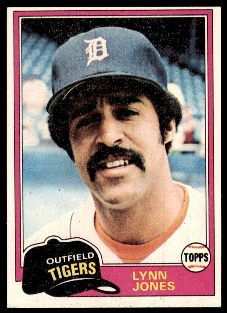 1981 Topps Baseball Card Lynn Jones Detroit Tigers #337