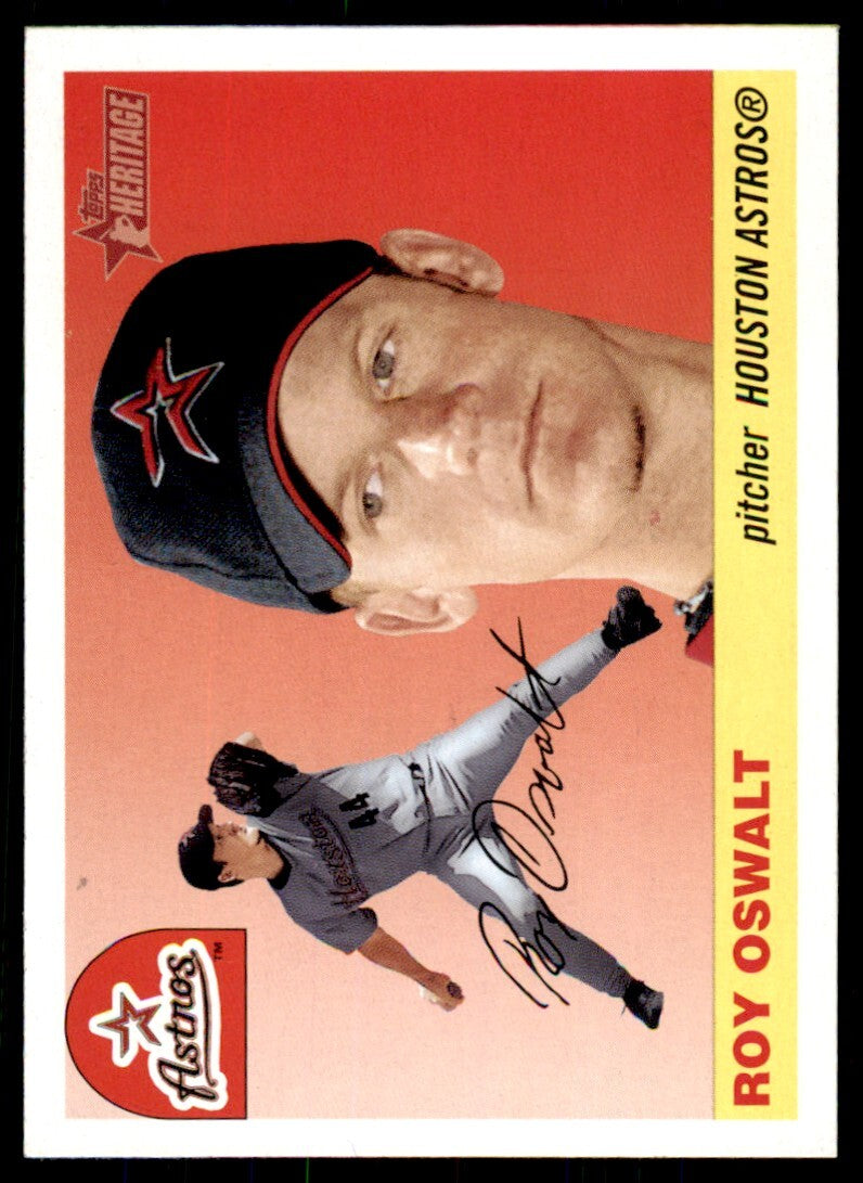2004 Topps Heritage Roy Oswalt . Houston Astros #255