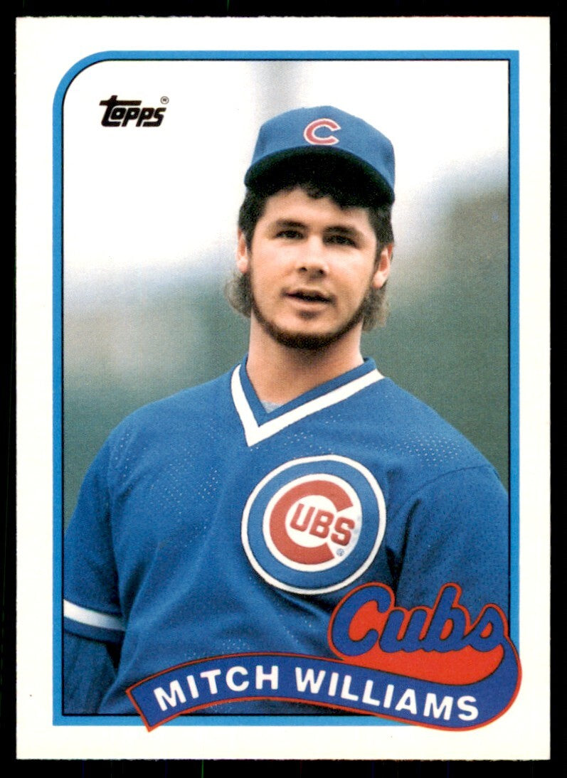 1989 Topps Traded. Mitch Williams . Chicago Cubs #130T