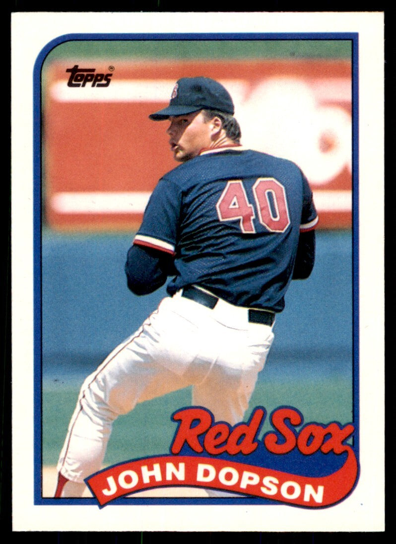 1989 Topps Traded. John Dopson . Boston Red Sox #26T