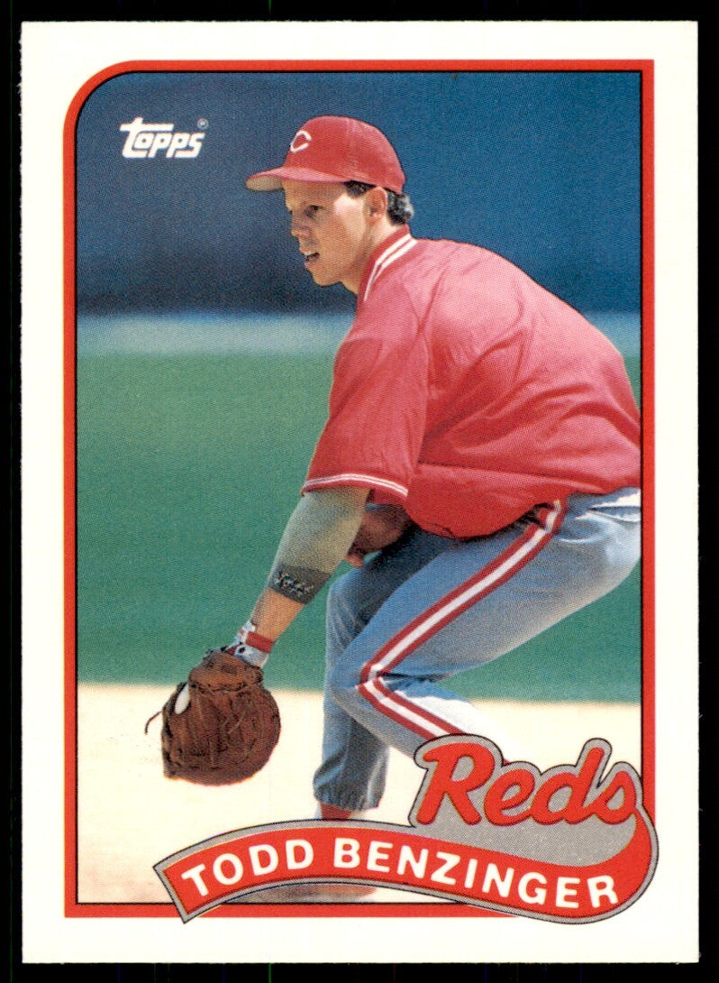 1989 Topps Traded. Todd Benzinger . Cincinnati Reds #9T