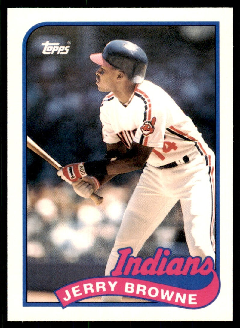1989 Topps Traded. Jerry Browne . Cleveland Indians #16T