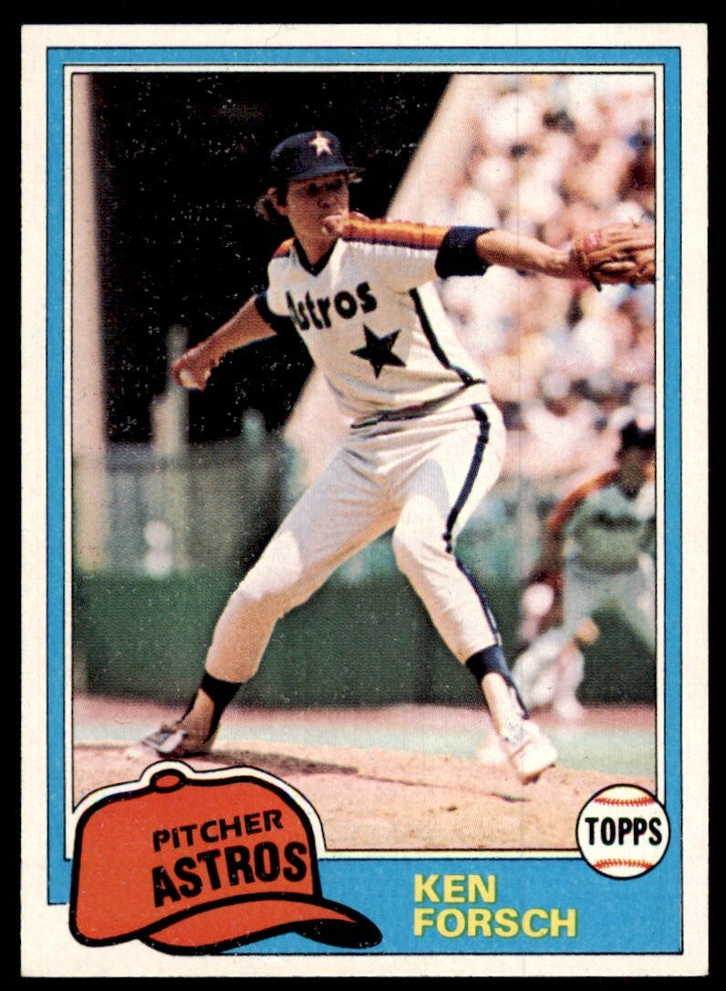 1981 Topps Baseball Card Ken Forsch Houston Astros #269