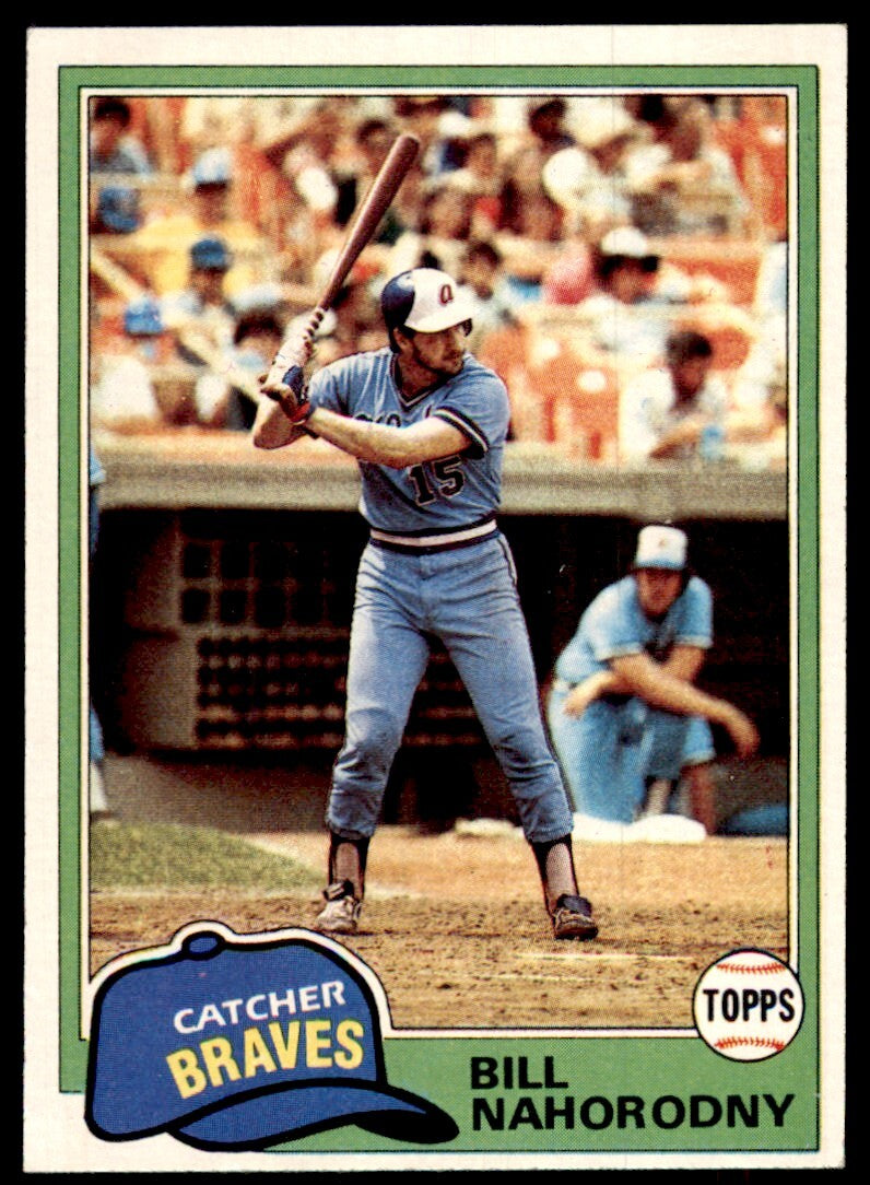 1981 Topps Baseball Card Bill Nahorodny Atlanta Braves #296