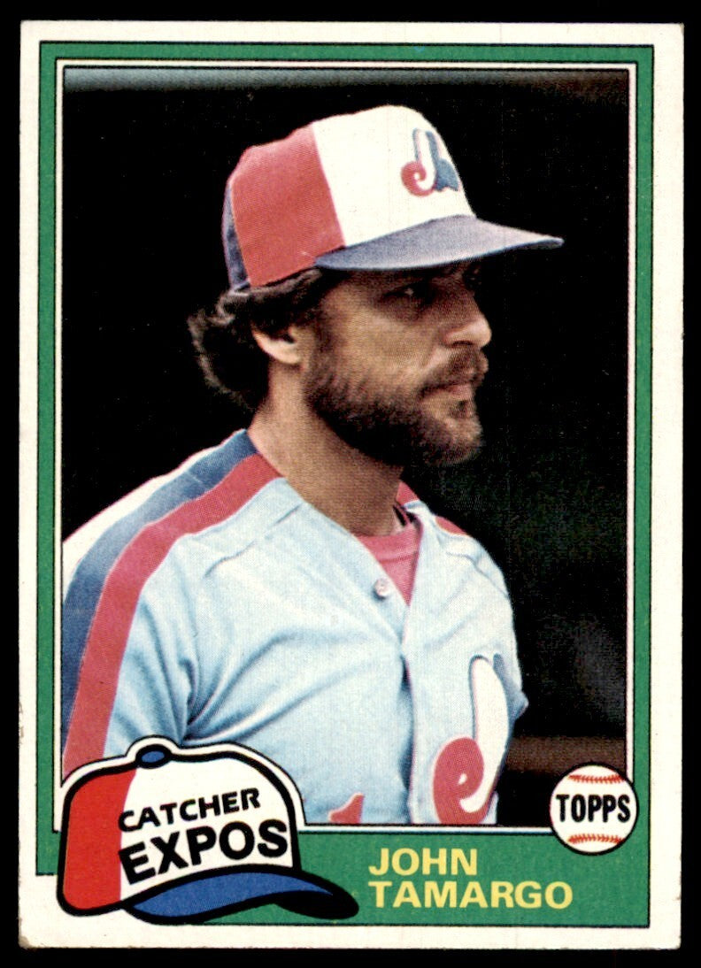 1981 Topps Baseball Card John Tamargo Montreal Expos #519