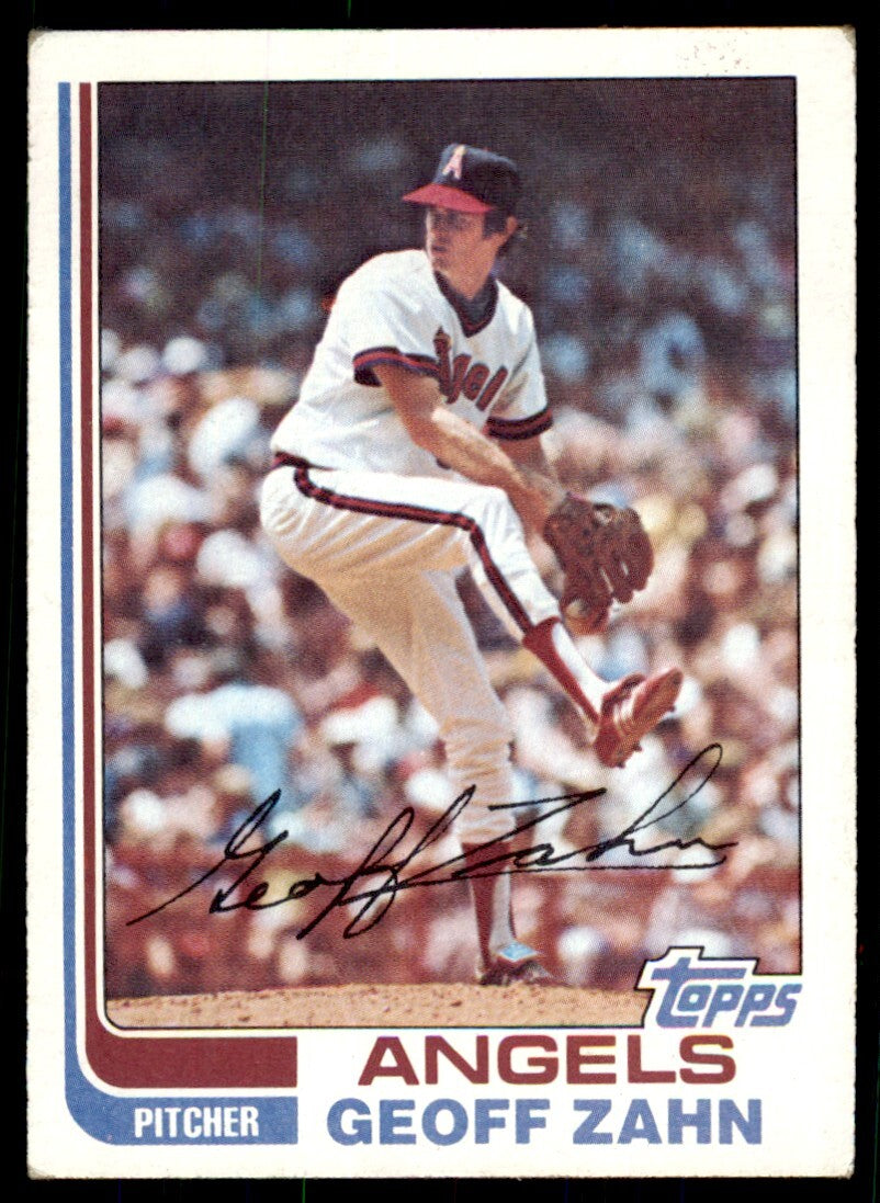 1982 Topps. Geoff Zahn . California Angels #229