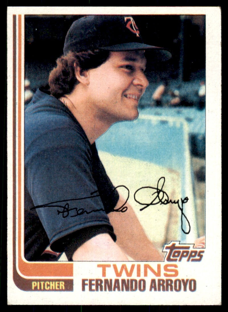 1982 Topps. Fernando Arroyo . Minnesota Twins #18