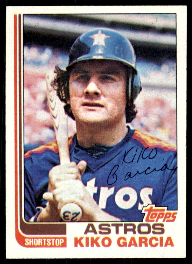 1982 Topps. Kiko Garcia . Houston Astros #377