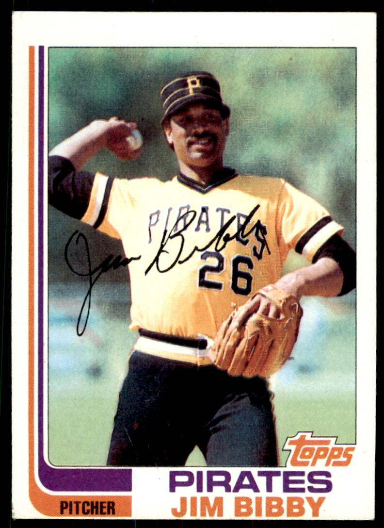 1982 Topps. Jim Bibby . Pittsburgh Pirates #170