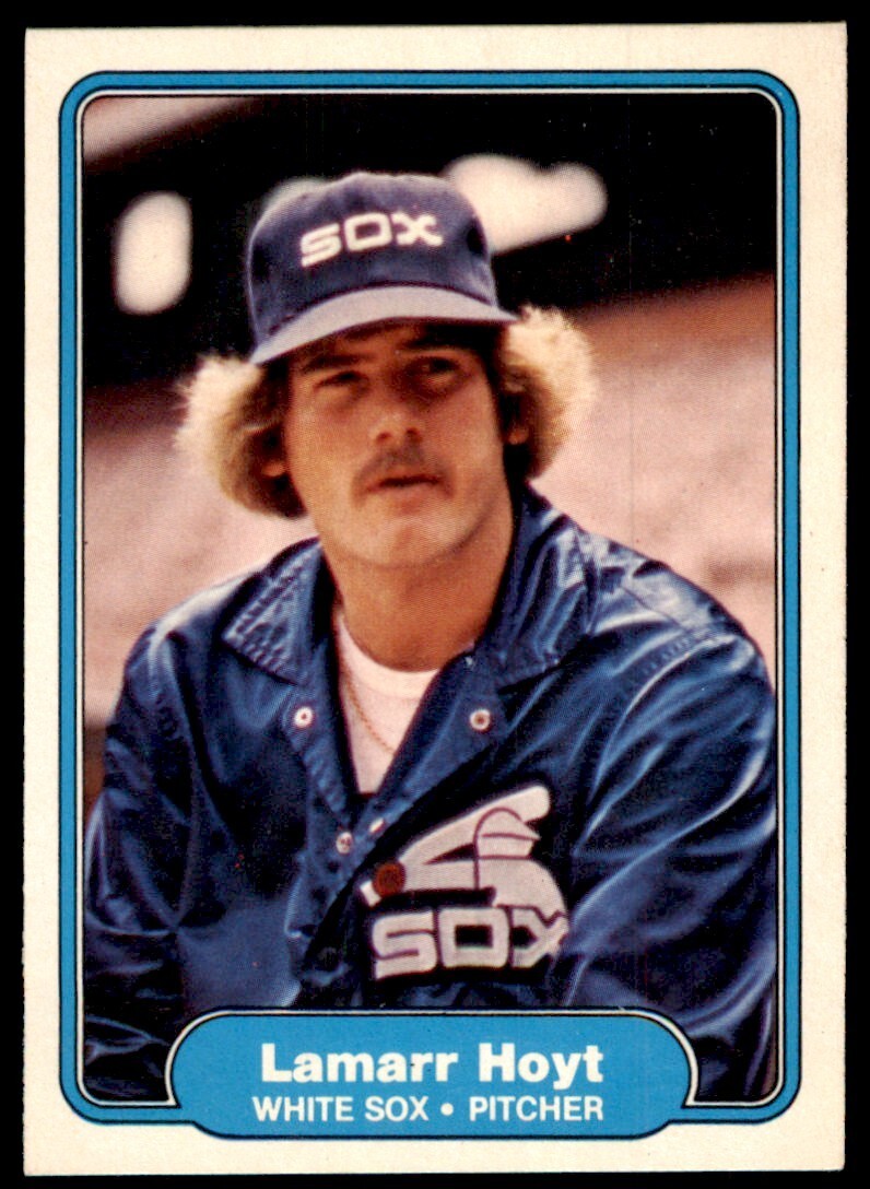 1982 Fleer Baseball Card LaMarr Hoyt Chicago White Sox #345