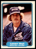 1982 Fleer Baseball Card LaMarr Hoyt A Chicago White Sox #345