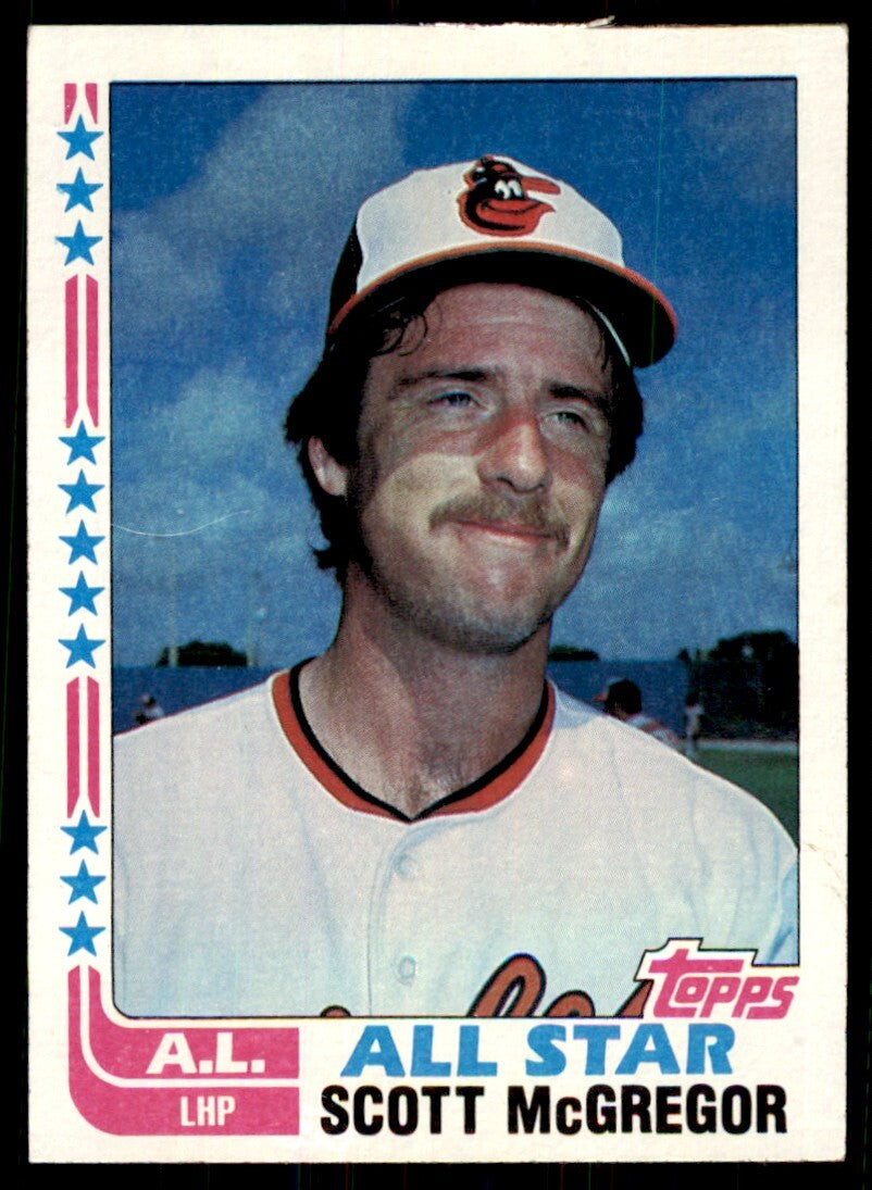 1982 Topps. Scott McGregor . Baltimore Orioles #555