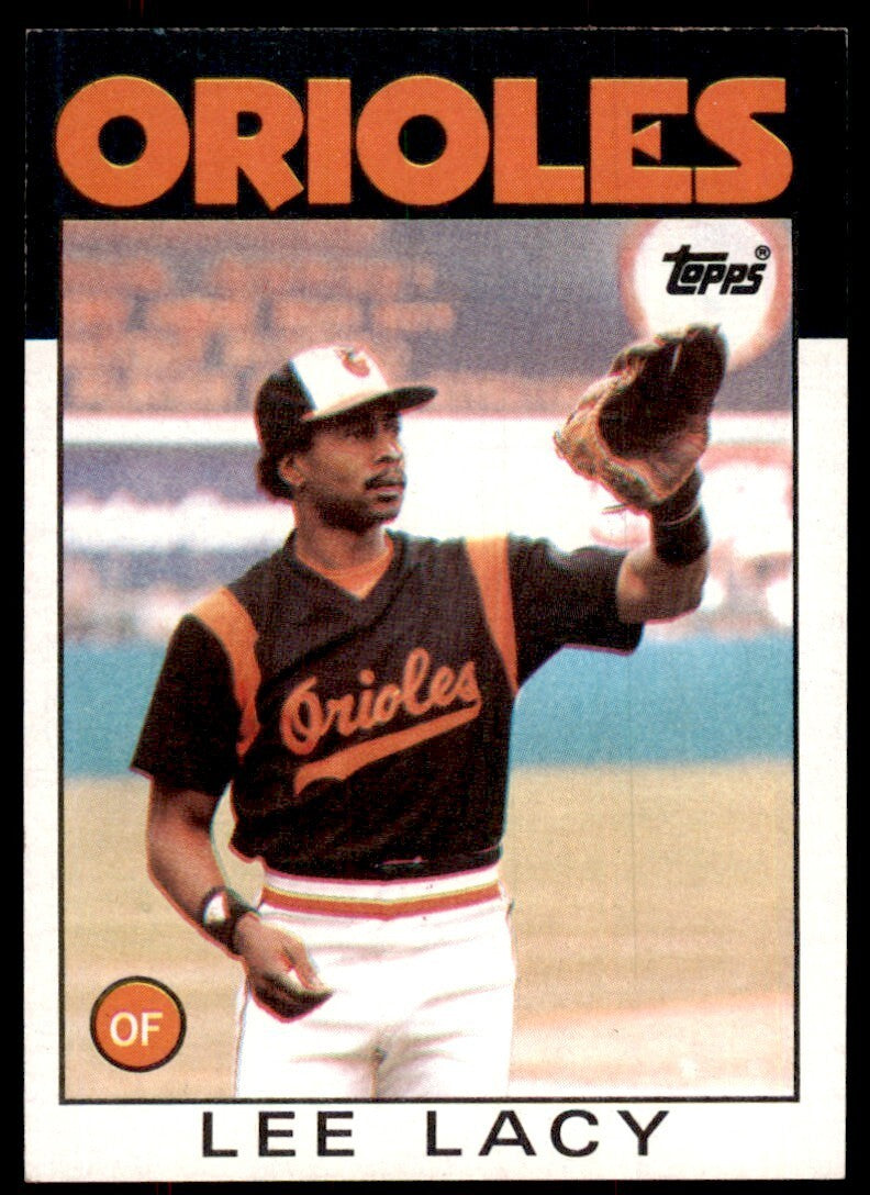 1986 Topps Baseball Card Lee Lacy A Baltimore Orioles #226