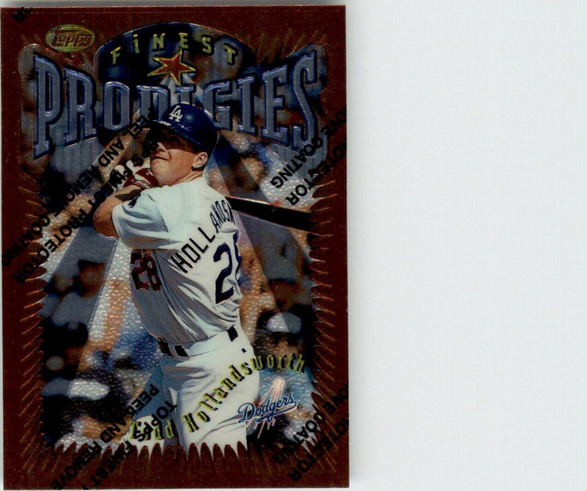1996 Topps Finest Todd Hollandsworth . Los Angeles Dodgers #246