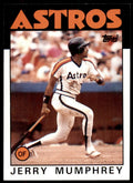 1986 Topps Baseball Card Jerry Mumphrey Houston Astros #282