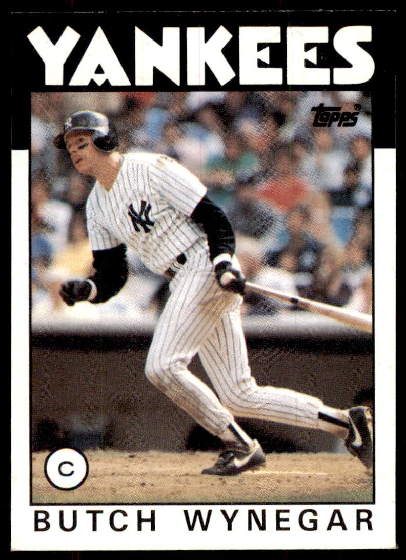 1986 Topps Baseball Card Butch Wynegar New York Yankees #235