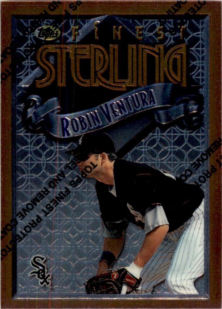 1996 Topps Finest Robin Ventura . Chicago White Sox #280