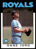 1986 Topps Baseball Card Dane Iorg Kansas City Royals #269
