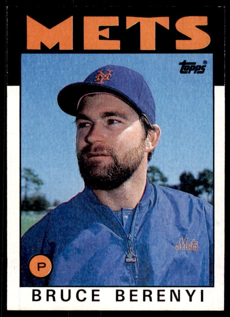 1986 Topps Bruce Berenyi New York Mets #339