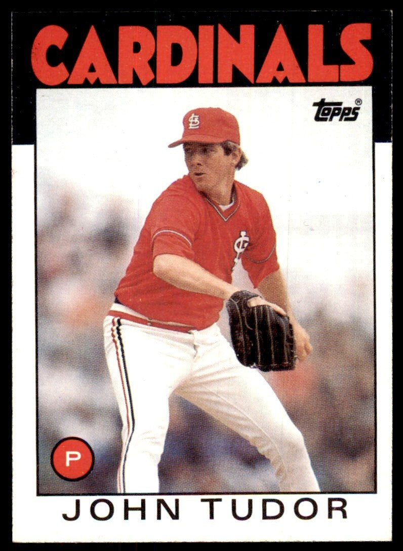 1986 Topps John Tudor St. Louis Cardinals #474
