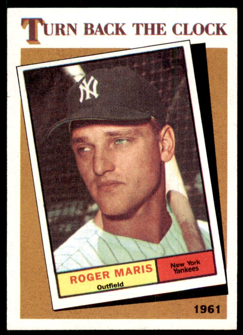 1986 Topps Roger Maris B New York Yankees #405