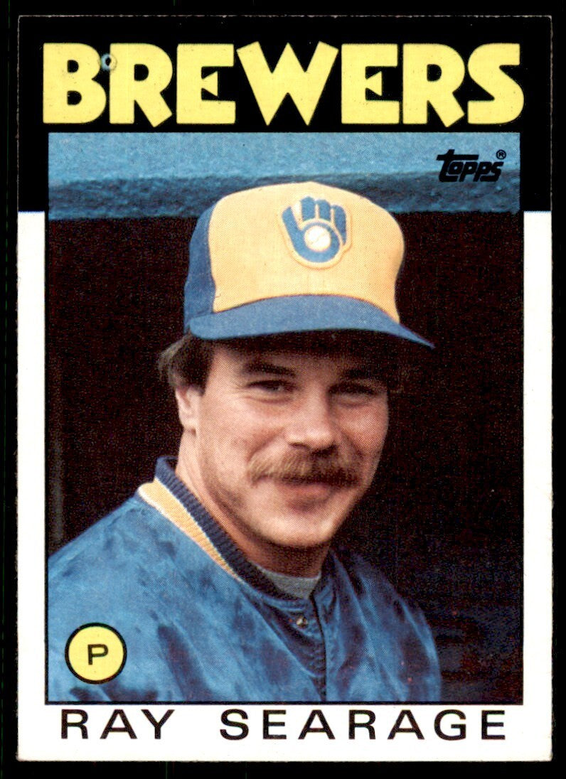 1986 Topps Ray Searage Milwaukee Brewers #642