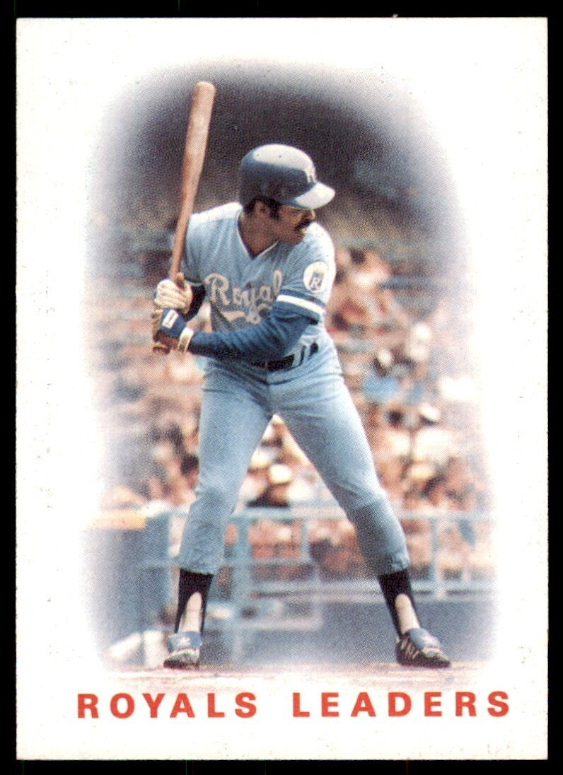 1986 Topps Royals Leaders: Hal McRae Kansas City Royals #606