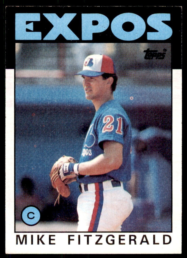 1986 Topps Mike Fitzgerald Montreal Expos #503