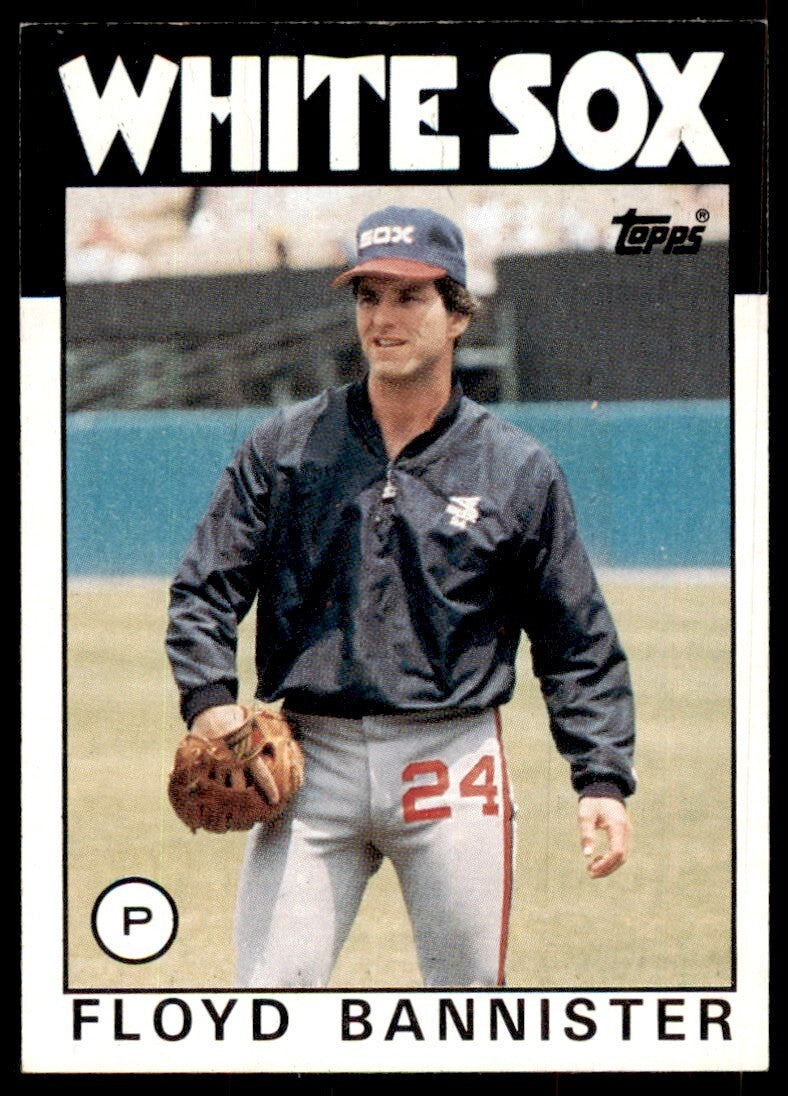 1986 Topps Baseball Card Floyd Bannister Chicago White Sox #64