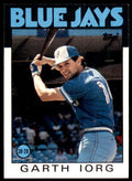 1986 Topps Baseball Card Garth Iorg Toronto Blue Jays #694