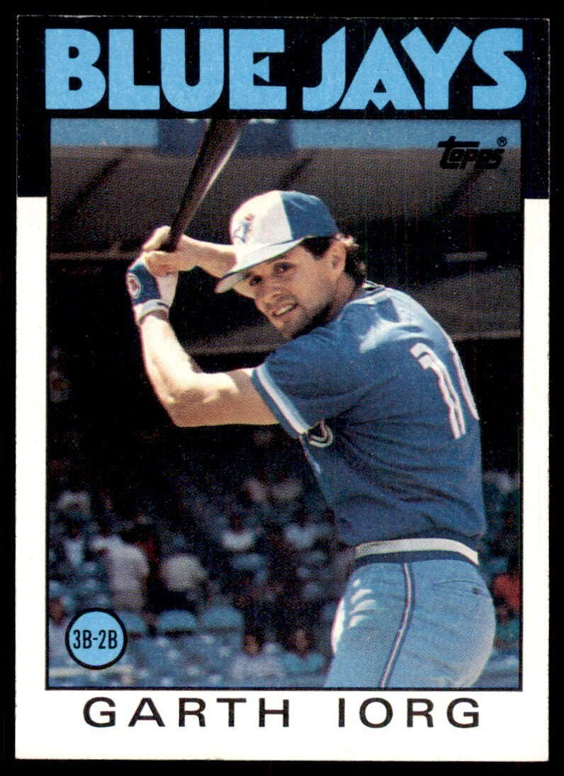1986 Topps Baseball Card Garth Iorg F Toronto Blue Jays #694