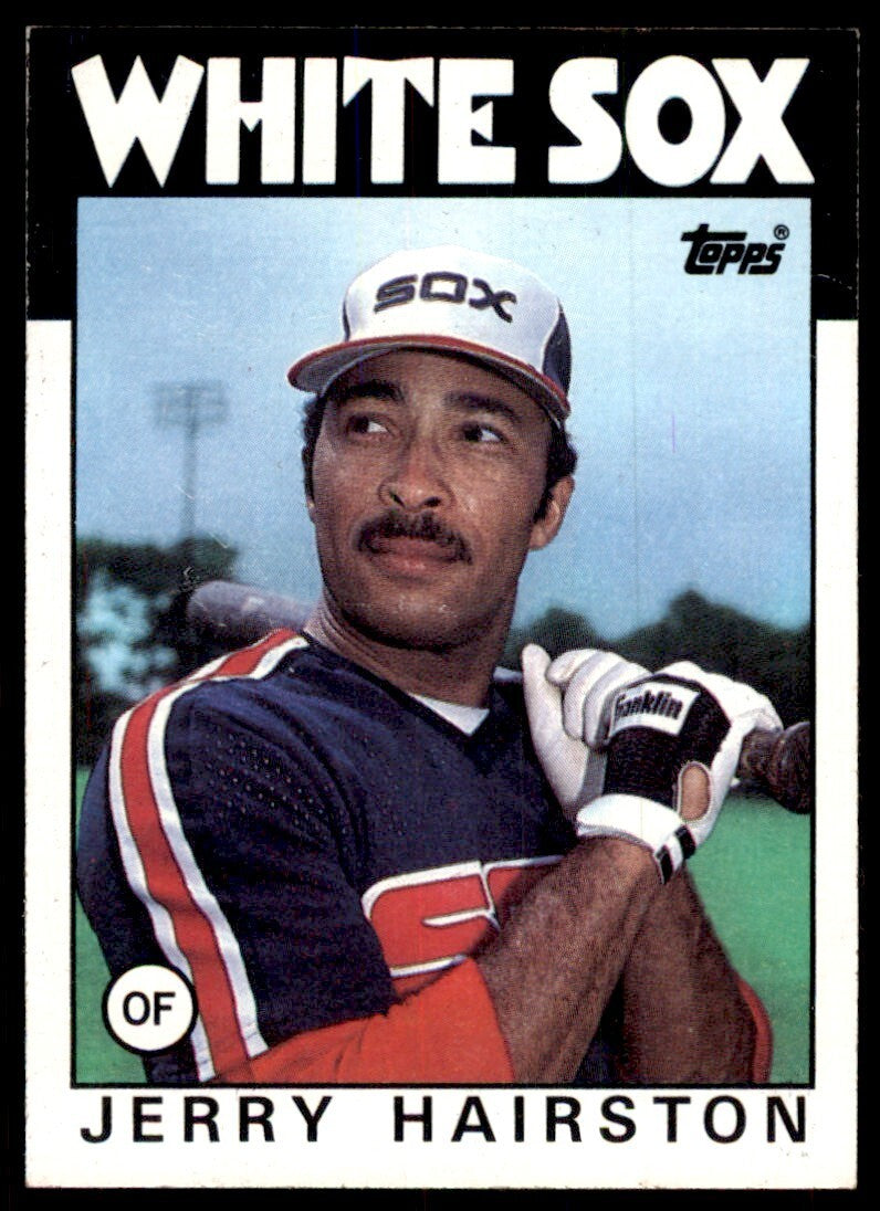 1986 Topps Baseball Card Jerry Hairston B Chicago White Sox #778