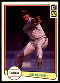 1982 Donruss Baseball Card Len Barker Cleveland Indians #137