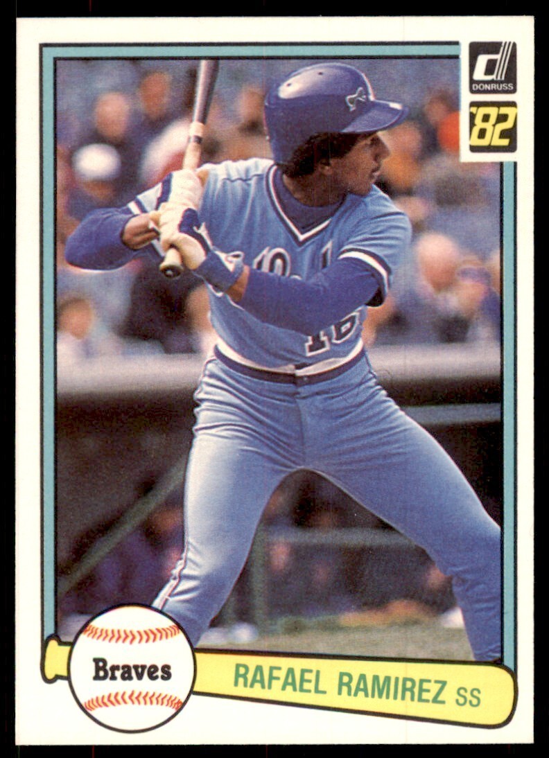 1982 Donruss Baseball Card Rafael Ramirez B Atlanta Braves #546