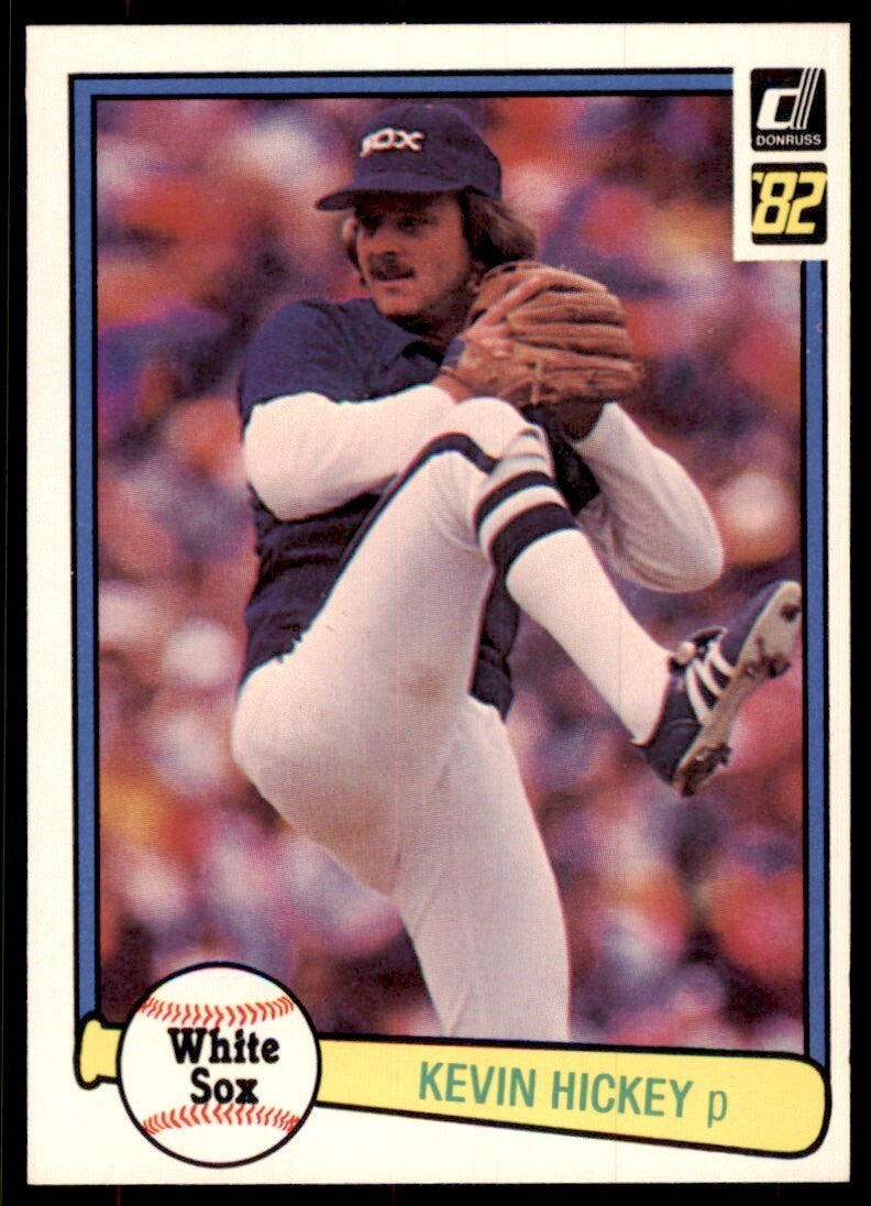 1982 Donruss Baseball Card Kevin Hickey Rookie Chicago White Sox #631