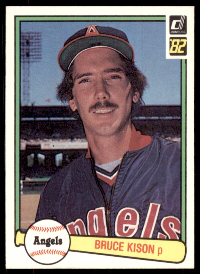 1982 Donruss Baseball Card Bruce Kison B California Angels #66
