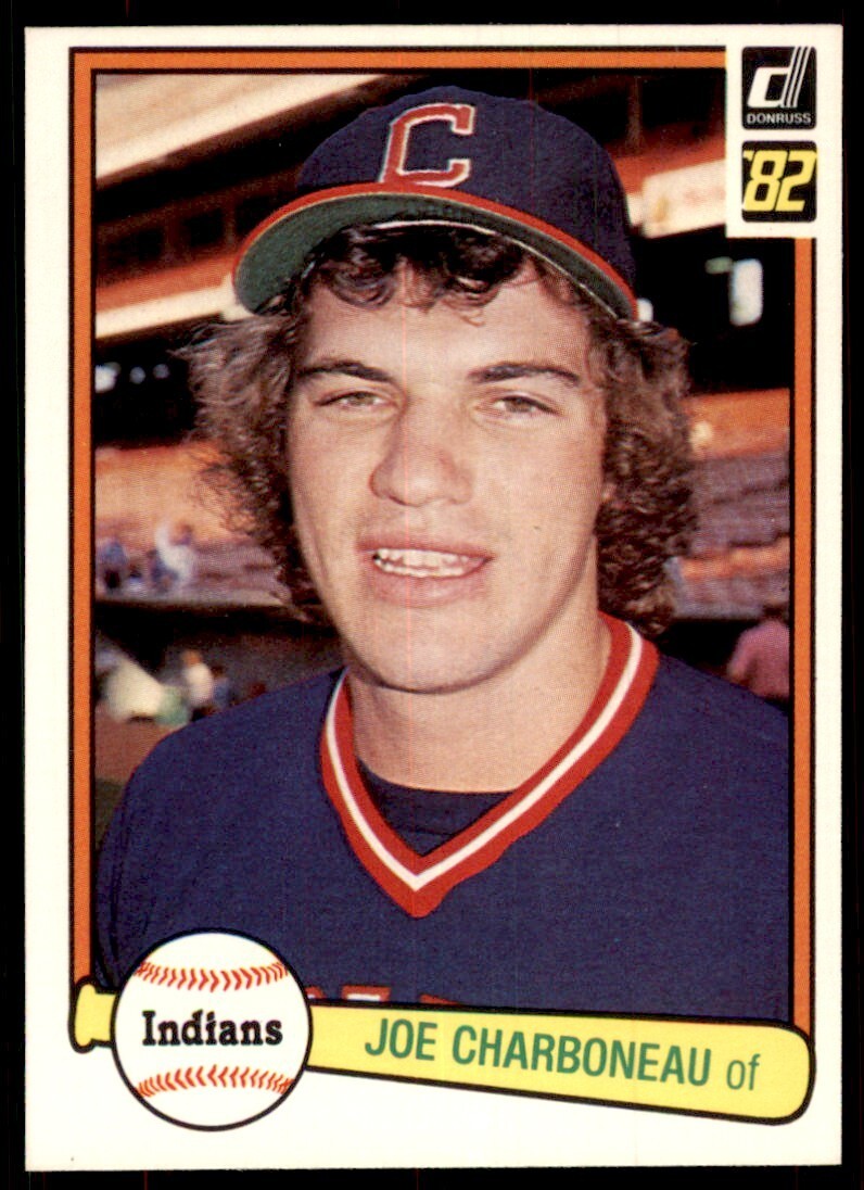 1982 Donruss Baseball Card Joe Charboneau Cleveland Indians #363