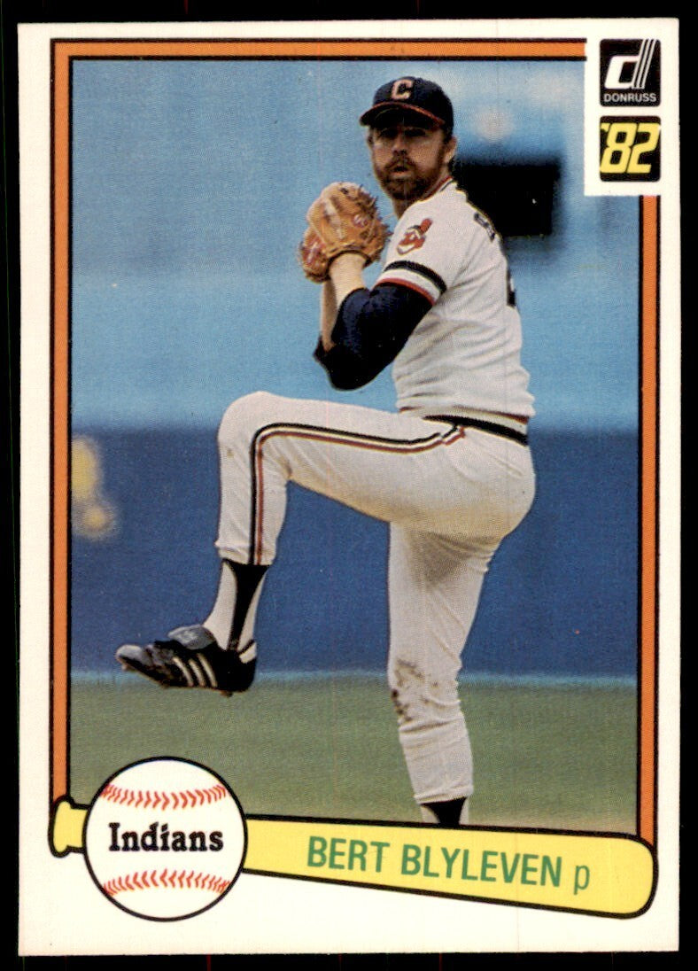 1982 Donruss Baseball Card Bert Blyleven Cleveland Indians #111