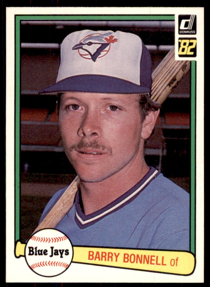 1982 Donruss Baseball Card Barry Bonnell AA Toronto Blue Jays #432