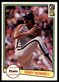 1982 Donruss Baseball Card Randy Niemann Pittsburgh Pirates #473
