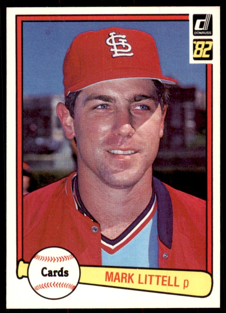 1982 Donruss Baseball Card Mark Littell AA St. Louis Cardinals #442