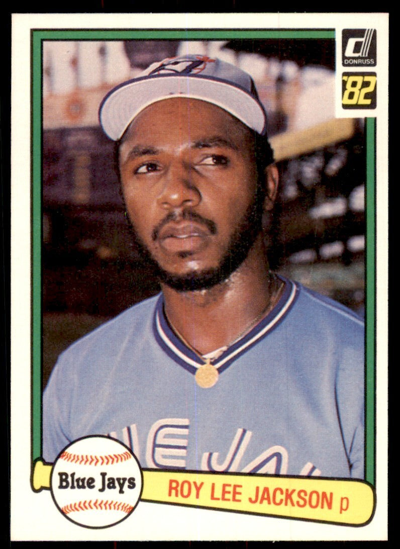 1982 Donruss Baseball Card Roy Lee Jackson AA Toronto Blue Jays #541